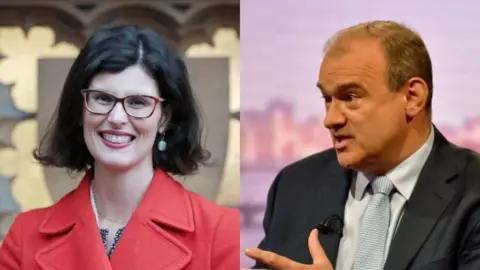 PA Media/ BBC Layla Moran and Ed Davey