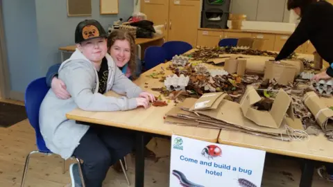 Susan Kyle Alice and Daniel at Ulster Folk Park