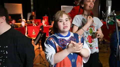 PA Media Members of the Music Man Project choir