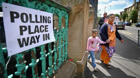 Getty Images polling place