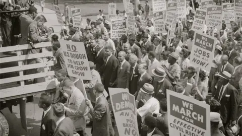 Getty Images Picture of a civil rights protest in America