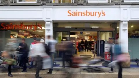 PA Media Sainsbury's store