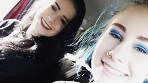 Family photo Sam left, Chris right