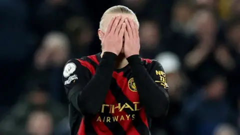 Man City striker Erling Haaland