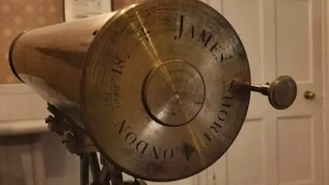 Somerset museum shows 'finest' 18th-Century telescope