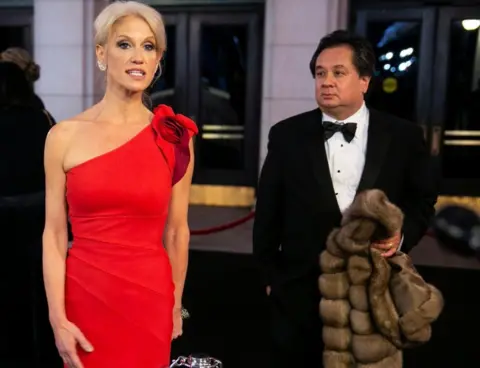 Reuters Kellyanne and George Conway on the eve on Donald Trump's inauguration
