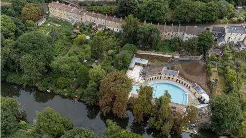 PA Media An aerial shot of Cleveland Pools