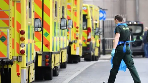 PA Media Scotland ambulances