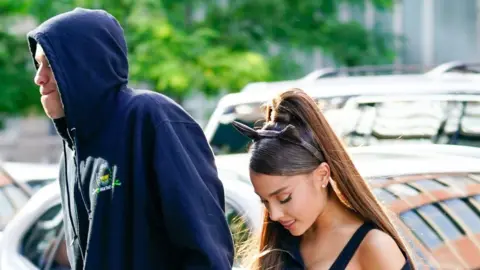 Getty Images Pete Davidson and Ariana Grande