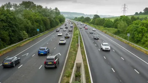 Getty Images Traffic on motorway