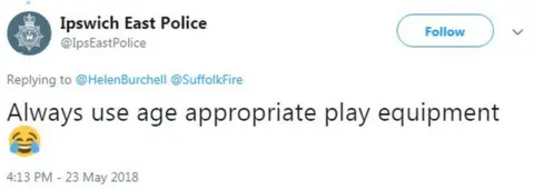 Twitter police tweet