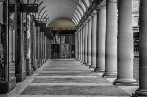 Troy David Johnston Royal Opera House Colonnade Covent Garden Entrance