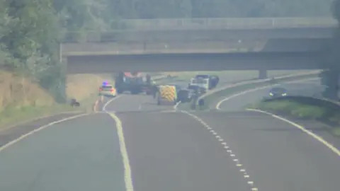 A174 reopens after stolen car crashes during police pursuit