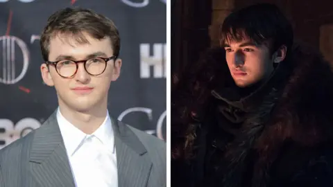 Reuters & Helen Sloan / HBO Isaac Hempstead Wright and Bran Stark