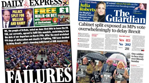 Daily Express and Guardian