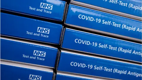 Getty Images Covid lateral flow tests