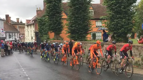 Tour of Britain in Framlingham, 2017