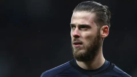 Manchester United goalkeeper David de Gea