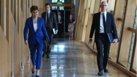 Getty Images nicola sturgeon and john swinney