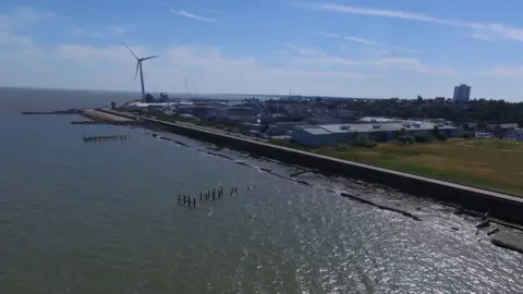 Getty Images A wind turbine in Lowestoft, Suffolk