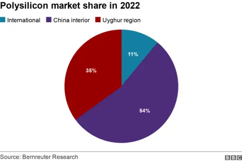 Polysilicon market share in 2022