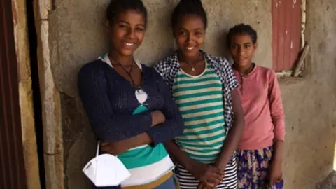 UNICEF From left to right: Abeba, Mekdes and Wude, three girls from Ethiopia who have avoided getting married before turning 18.