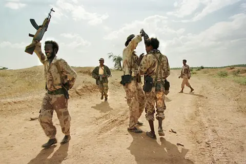 Getty Images Eritrean troops