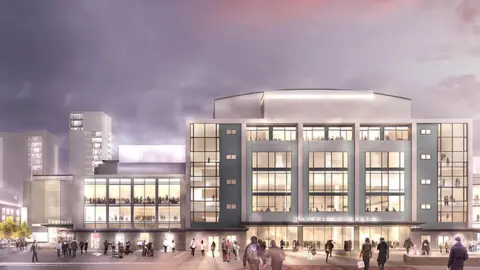 Fairfield Halls Fairfield Halls architect's impression