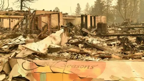 AFP Wreckage of school