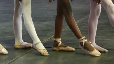 Getty Images Ballet dancers in a studio