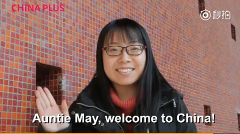 China Plus Chinese students say why they like "Auntie May"