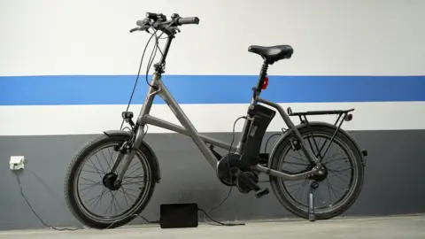 Pedal charging electric store bike