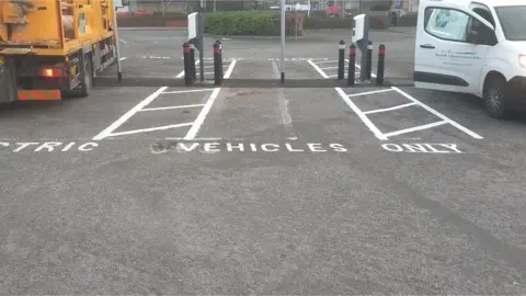 South Gloucestershire Council Corrected car parking space