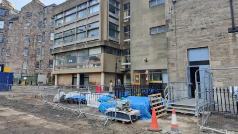 Works on the site of the new Dunard Centre