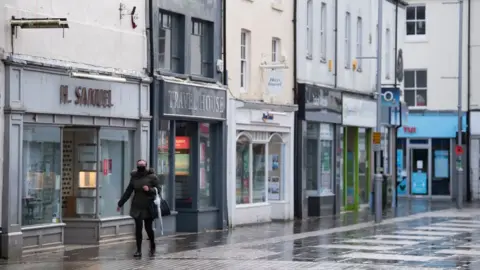 Getty Images Lockdown in Bridgend