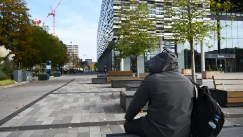 AFP/Getty Images Asylum seeker in Manchester