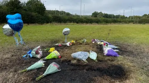 Bedfordshire Police A5 crash site