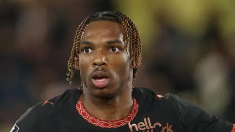 Liverpool's new signing Jeremy Jacquet in action for Rennes