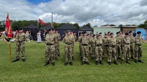 A parade at North Lincolnshire Armed Forces Day