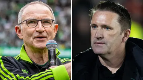 Martin O'Neill and Robbie Keane