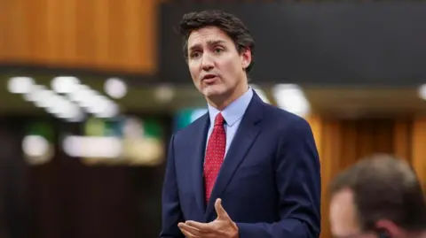 Reuters Canadian Prime Minister Justin Trudeau speaking in Parliament on November 26, 2024