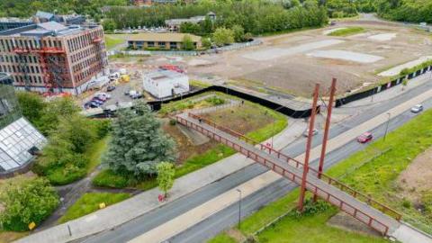 A footbridge in Telford is set to be removed