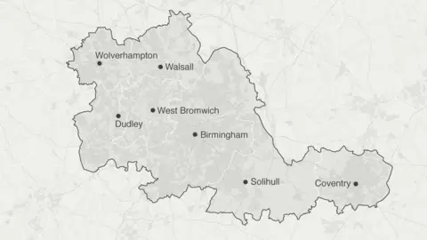 Constituency area map