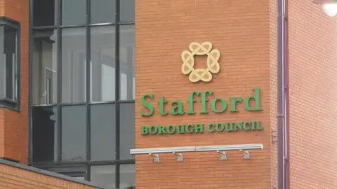 BBC Side of Stafford Borough's offices