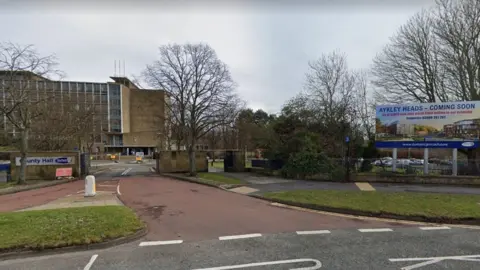 Google The current Durham County Hall at Aykley Heads