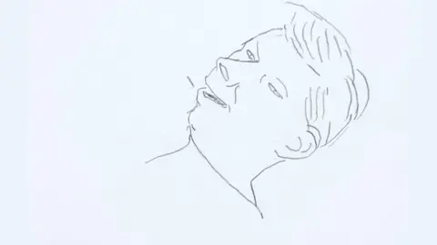 Norman Gilbert Norman did not complete his last sketch of Pat