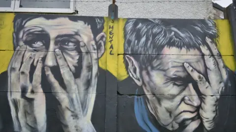 BBC Wall of street art