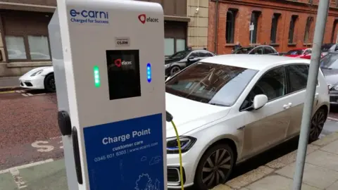 Joseph Kearney Car charging in Belfast