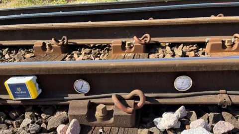 Network Rail Rail sensors measuring temperature