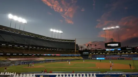 USA Today Sports A general overall view of Dodger Stadium during a MLB exhibition game between the Los Angeles Angels and the Los Angeles Dodger